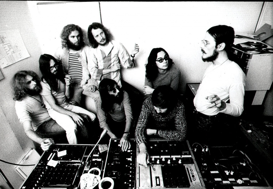 Faust in their Wümme studio in 1971