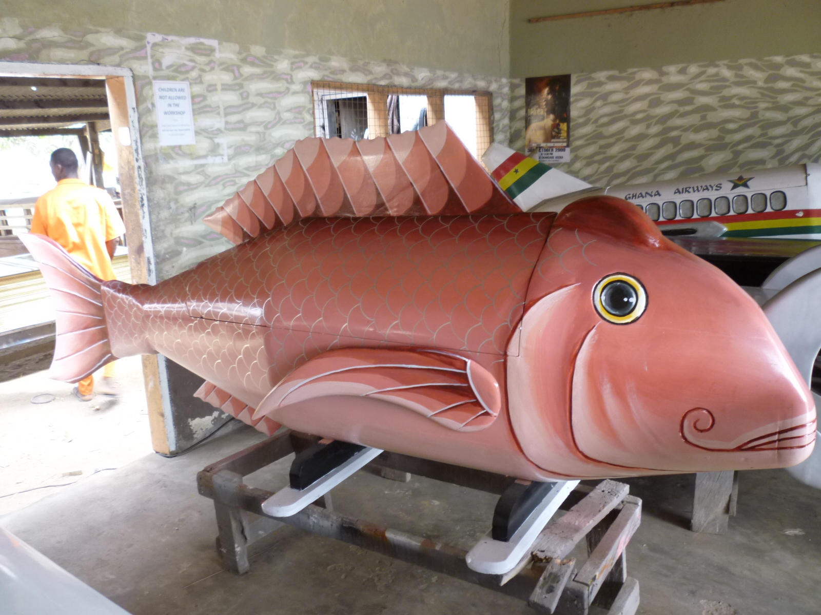 Life's finish: A Ghana fantasy coffin, one of many shapes, sizes and themes