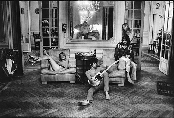 Keith Richards French bedroom during the making of Exile on Main Street