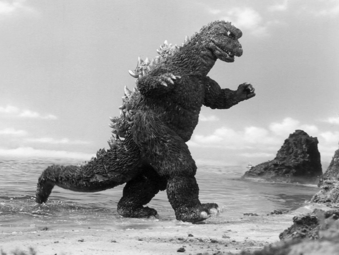 Godzilla. Bless him, poor lad.