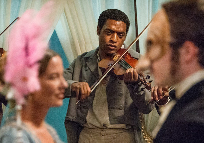 Playing out hidden feelings: Solomon Northrop portrayed in 12 Years A Slave.