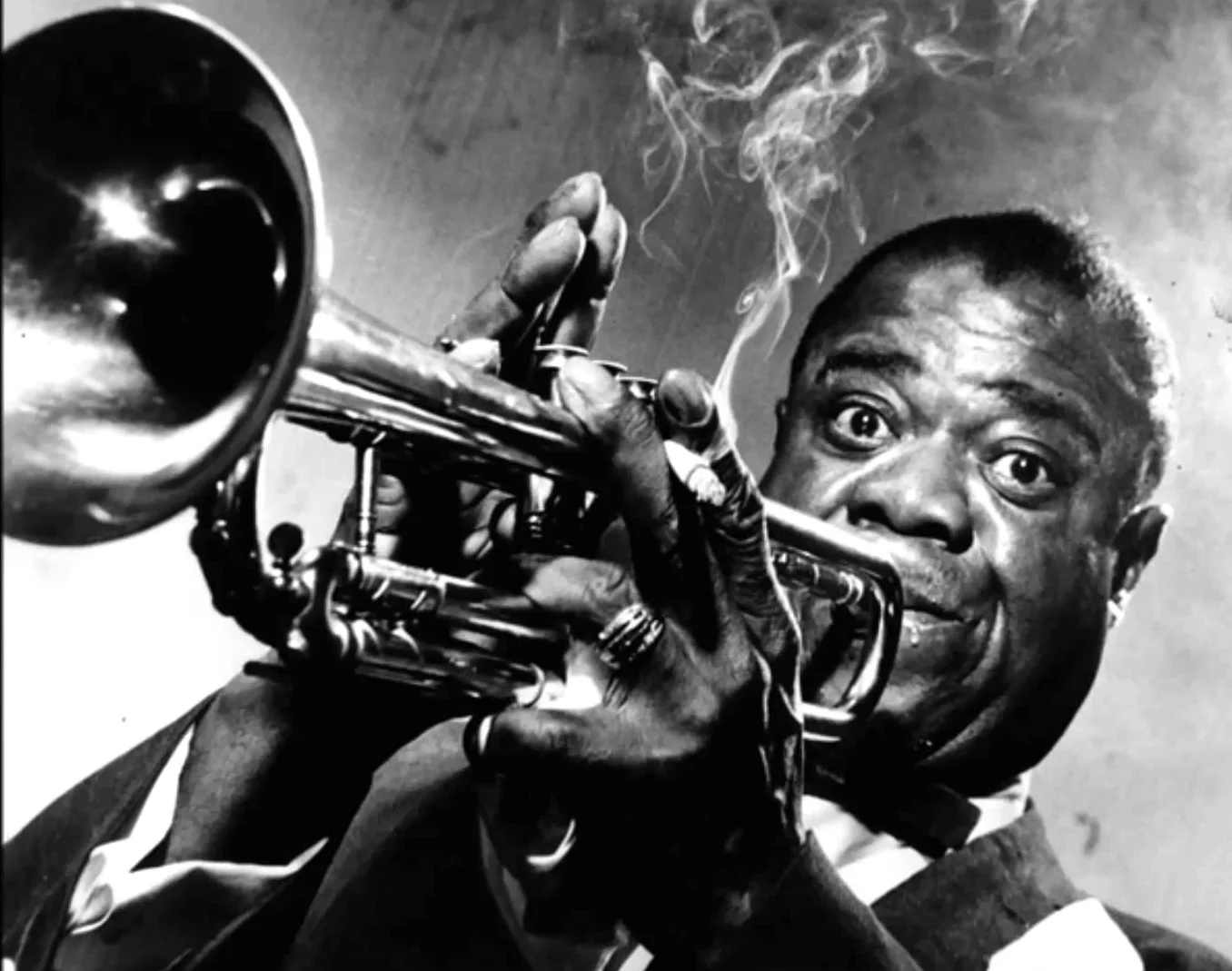 Louis Armstrong liked a good blow now and then