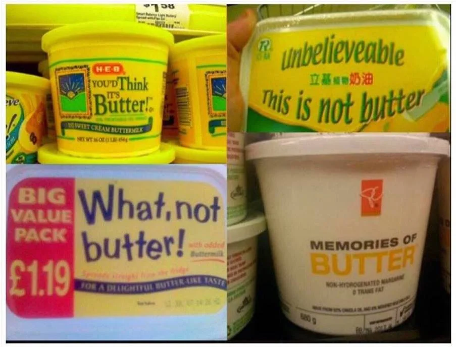 One for the diary/dairy? "Memories" of butter? 