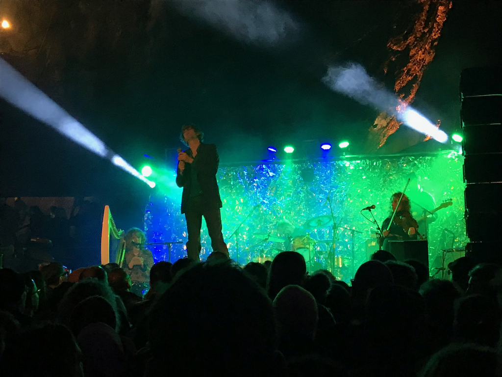 Pulp at the Peak District Cavern, better known as the Devil's Arse (the cave that is, not Jarvis)