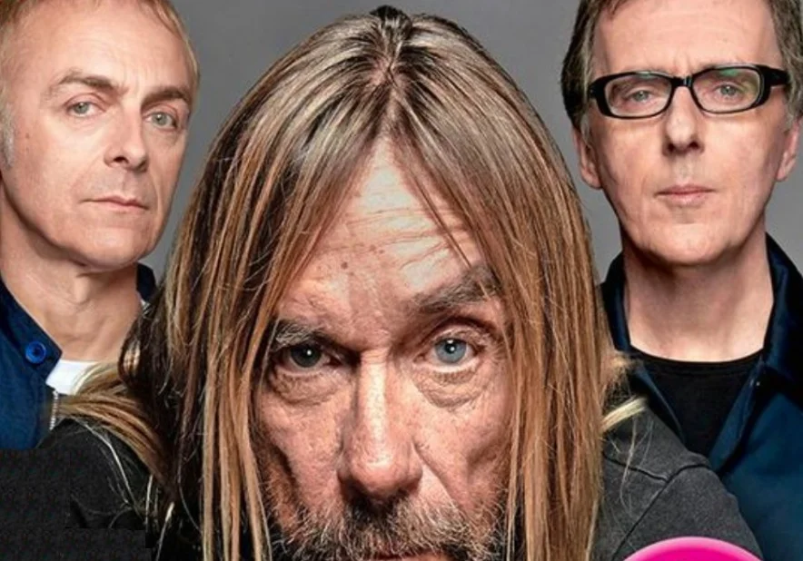 Underworld's Karl Hyde and Rick Smith with Iggy Pop