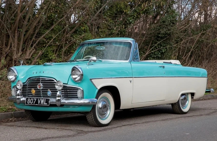 The 1961 Ford Zephyr MkII. Other Zephyrs are available in song lyrics