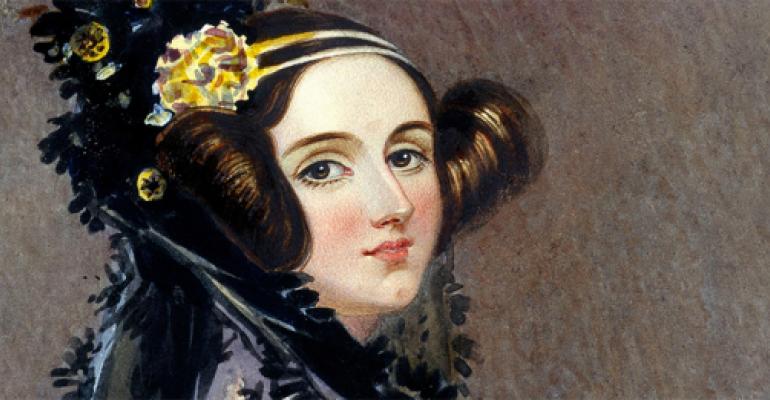 Ada Lovelace. Instantly glimpsing computer fung fu