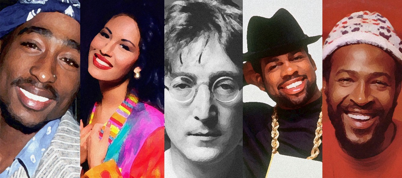 Some famous musicians killed by guns