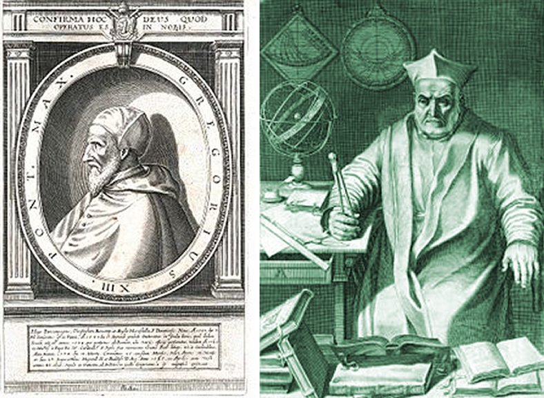 And him … Pope Gregory XIII finds the time.