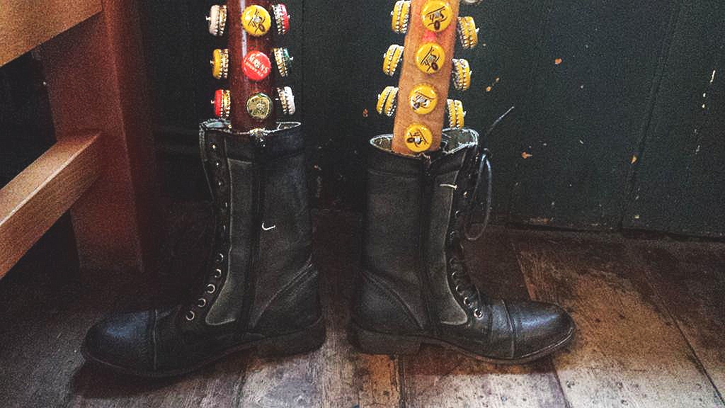 Sticking the boot in …