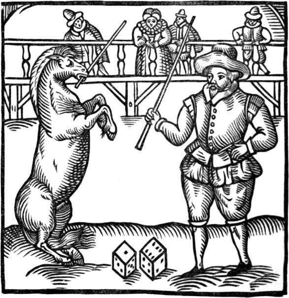 Bigger than Shakespeare: Marocco the famous horse of Elizabethan era.