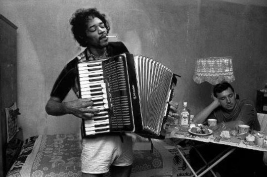 Jim Hendrix: inverted accordion as well as guitar