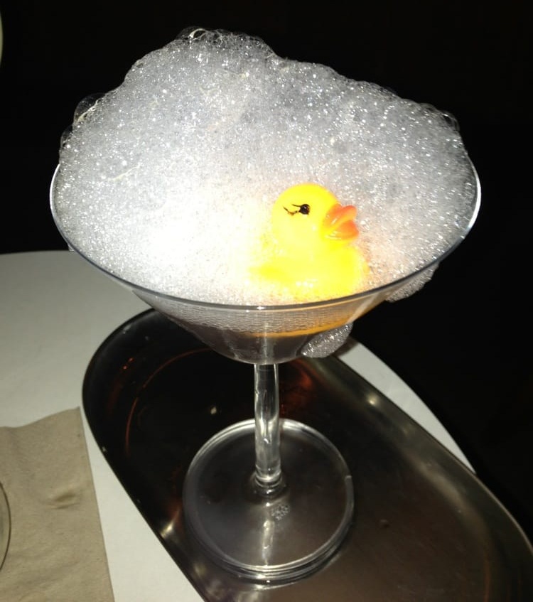 Bubble bath martini