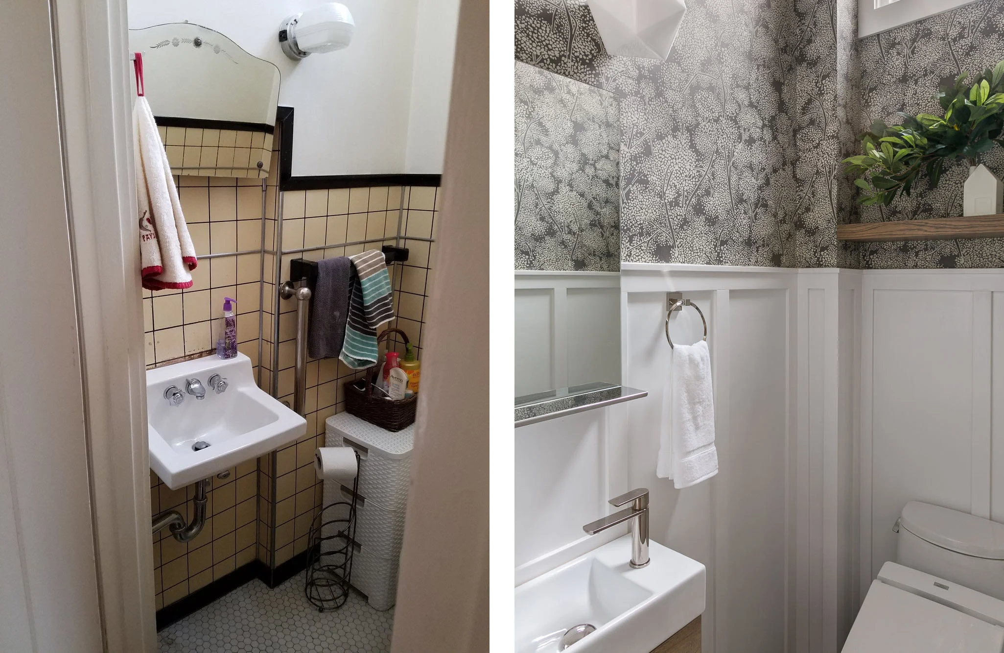 Water Closet Before & After
