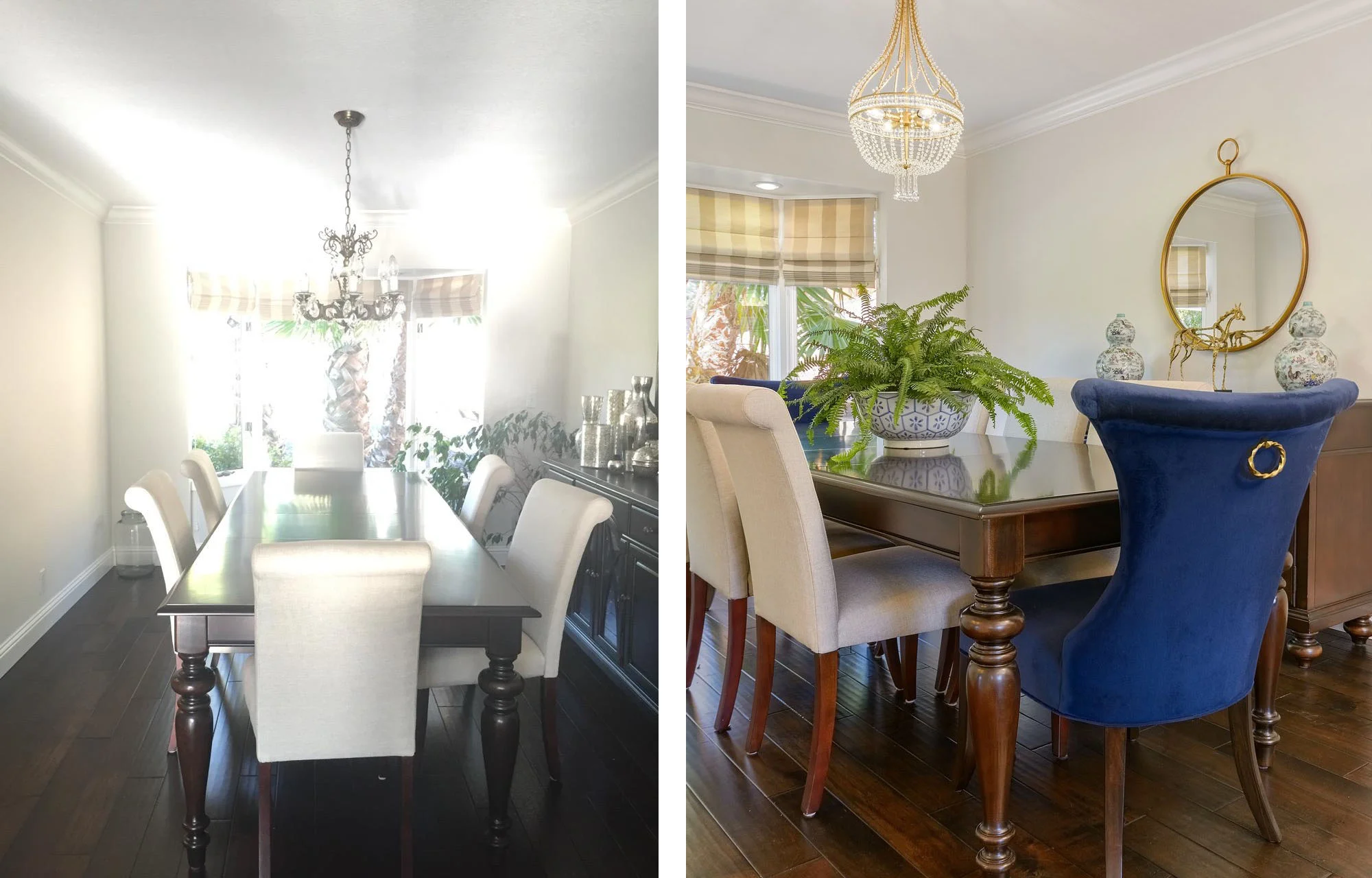 Dining Room Before & After