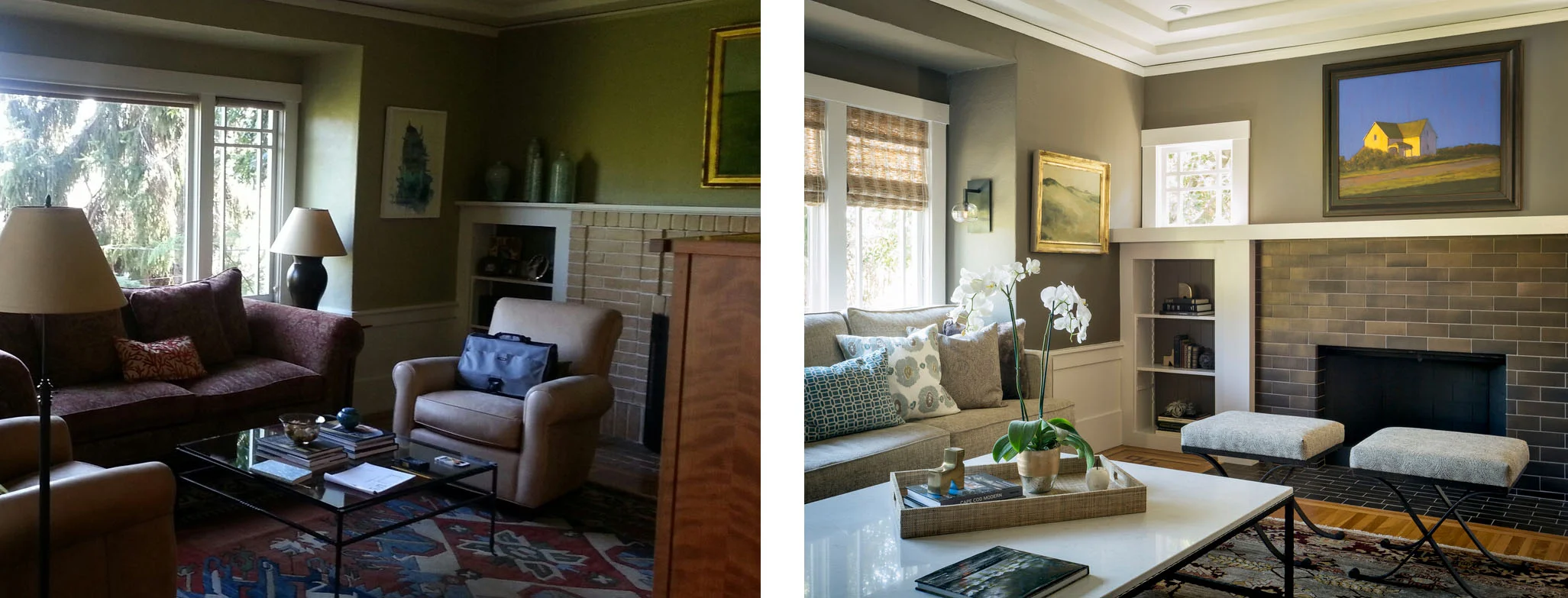 Living Room Before & After