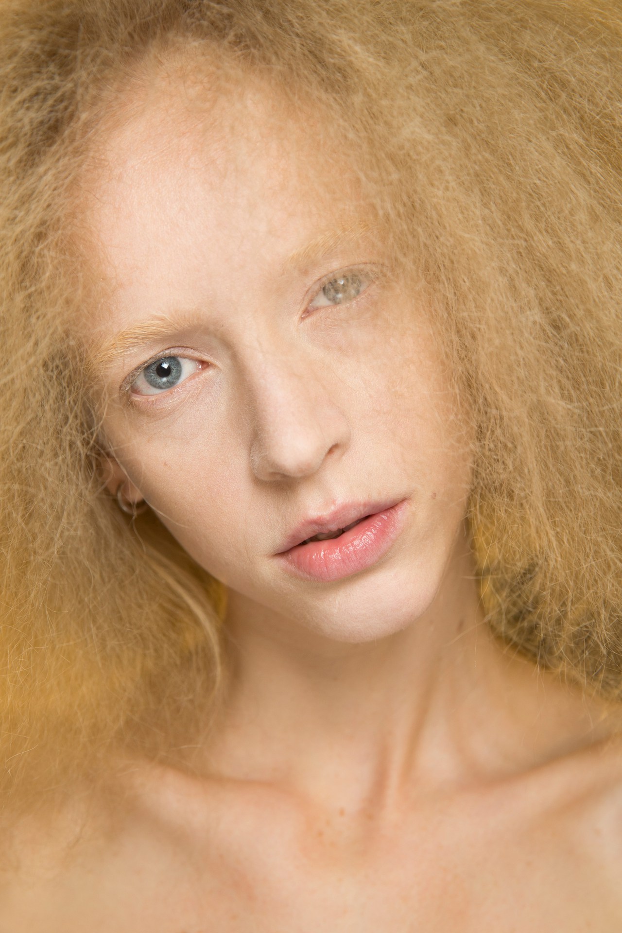 Rick Owens - Hair, by Duffy, was worn either loose and lank or cloud-like and voluminous around the face.