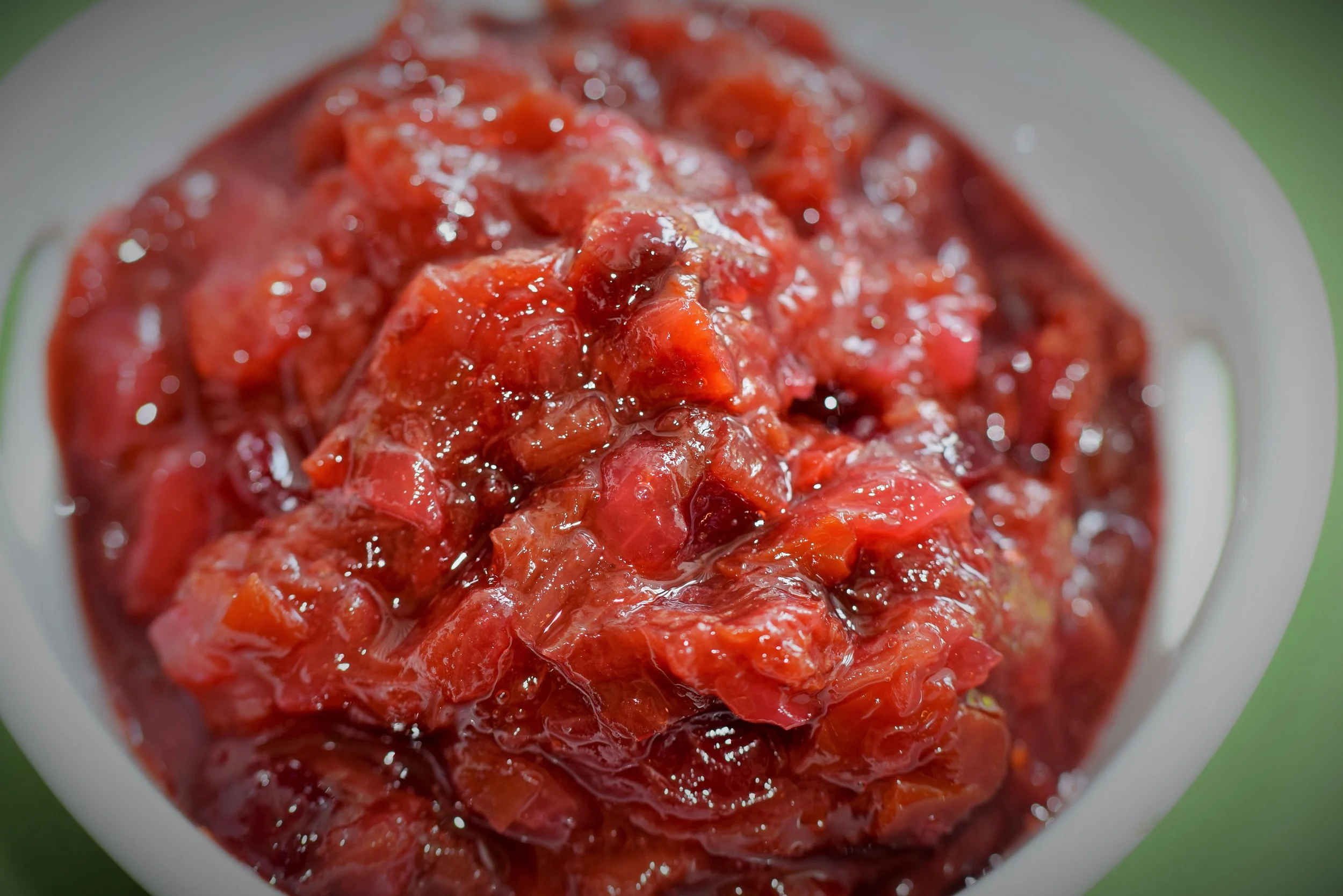 Cherry-Rhubarb Chutney