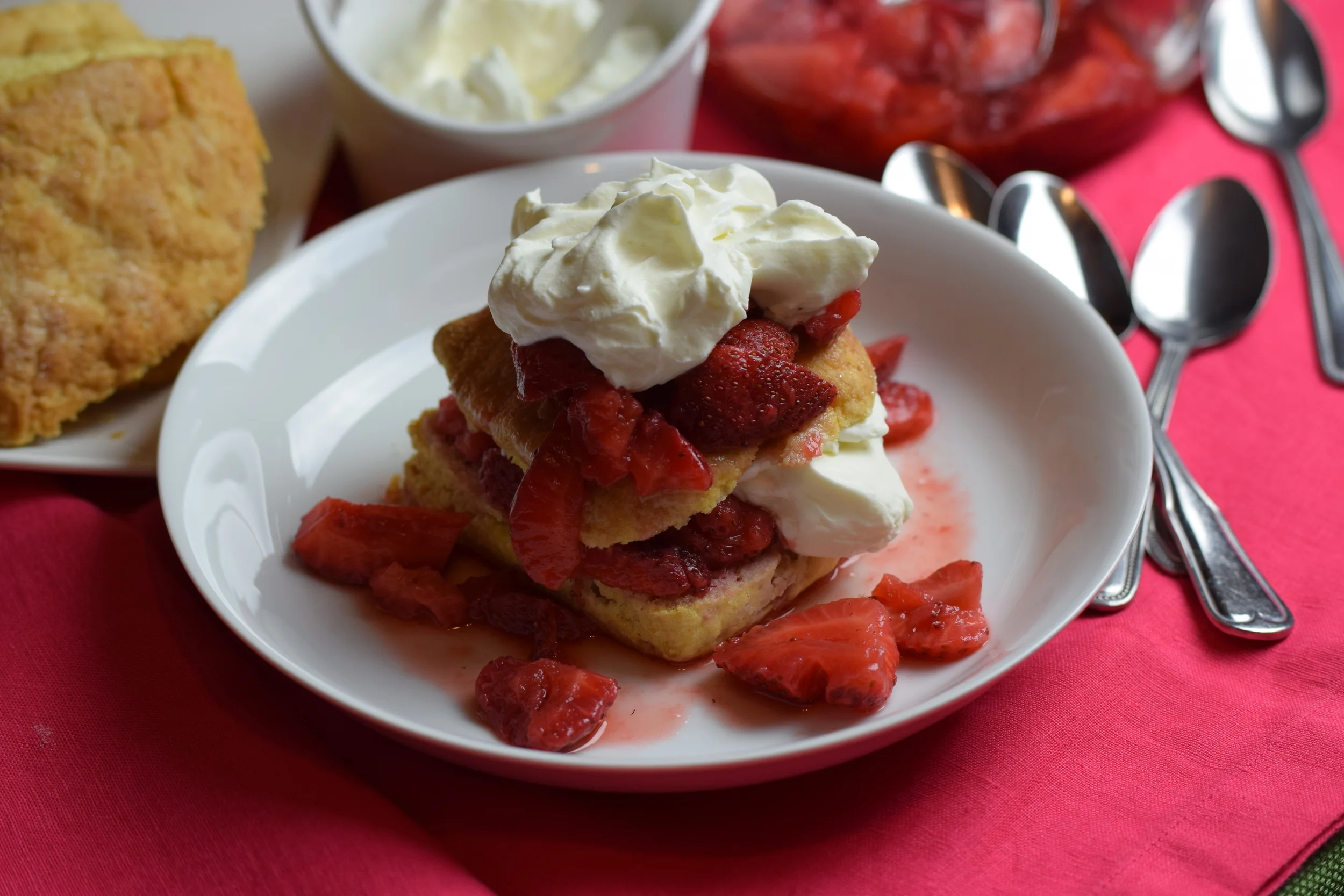 Lemon & Black Pepper Strawberry Shortcake