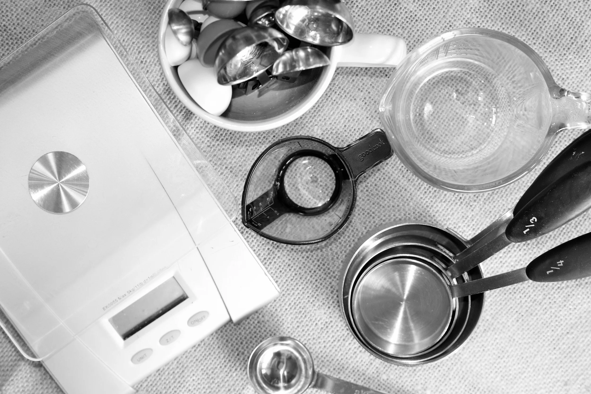 Weighing Ingredients is most accurate!