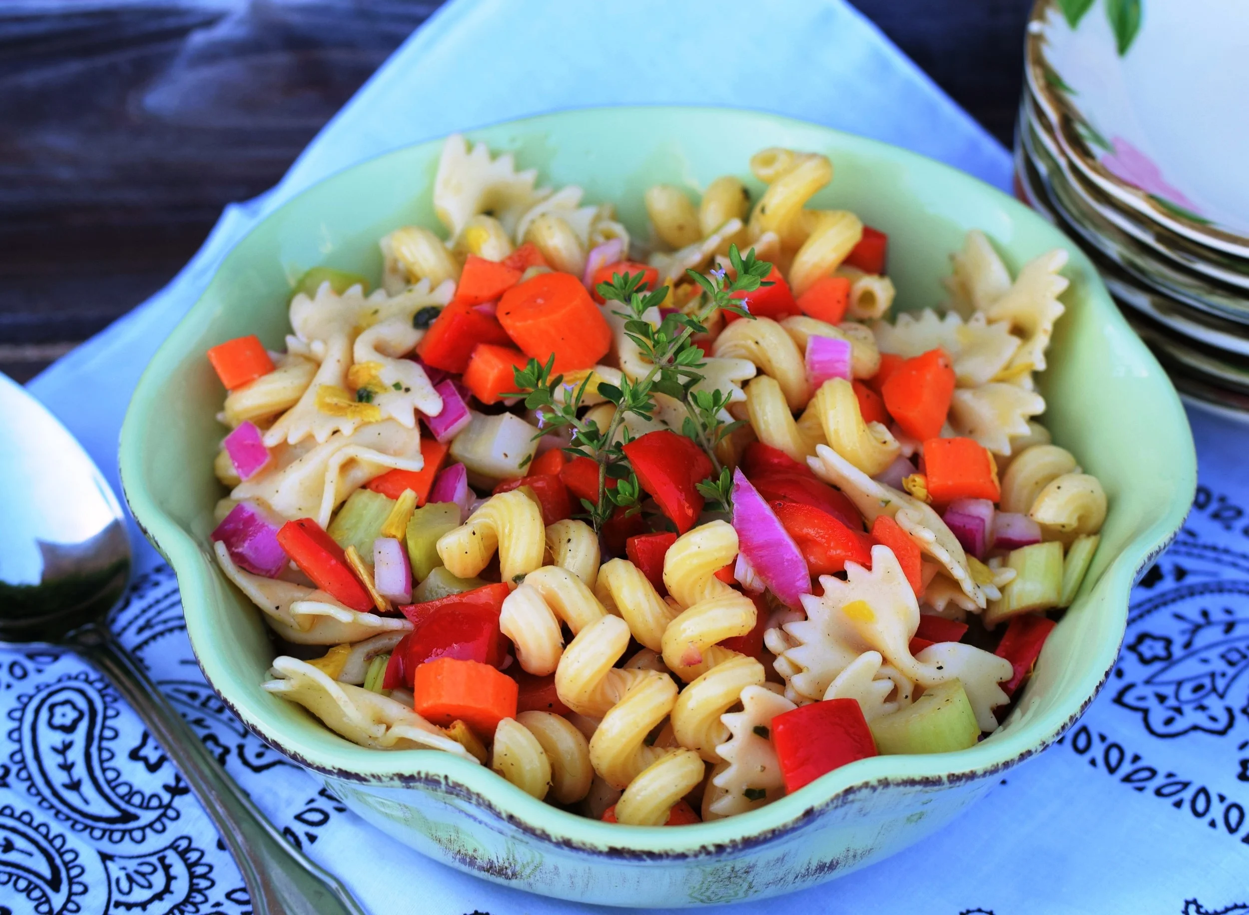Summer Pasta & Veggie Salad
