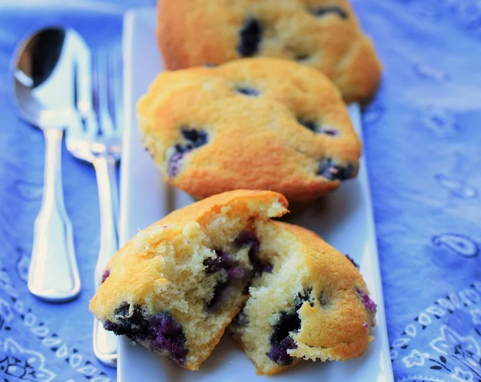 Lemon-Blueberry Sour Cream Muffins