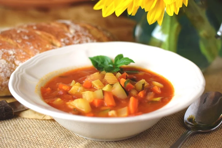 Italian Vegetable Soup with Brown Rice