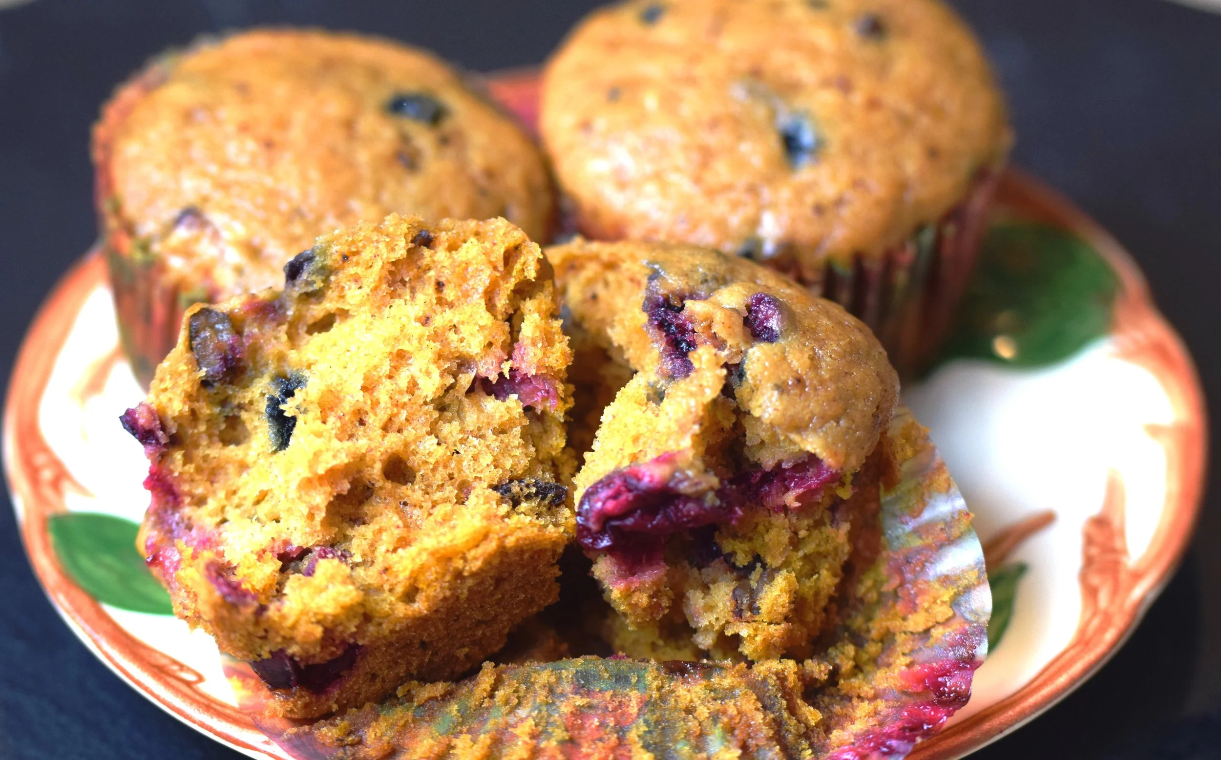 Pumpkin Cranberry Muffins