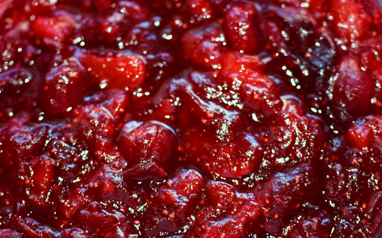 My favorite! Cranberry Sauce with Apricots & Sherry