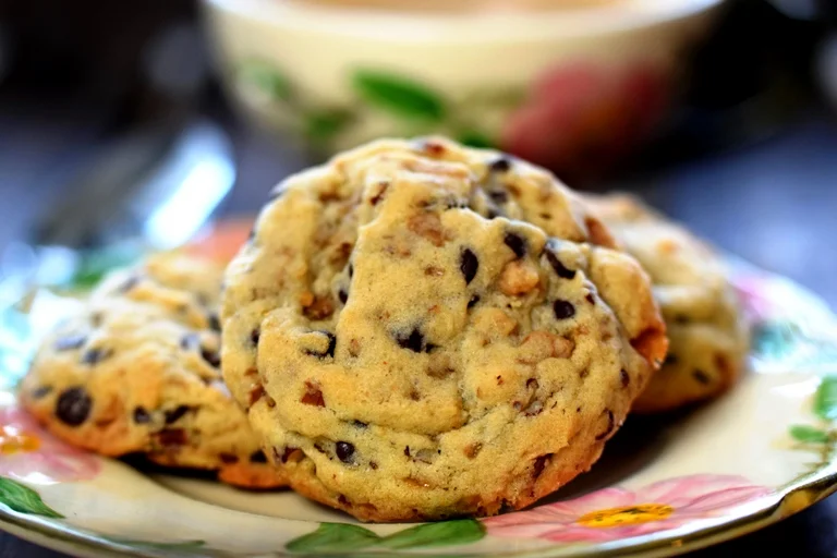 Toffee, Pecan & Chocolate Chip Cookies
