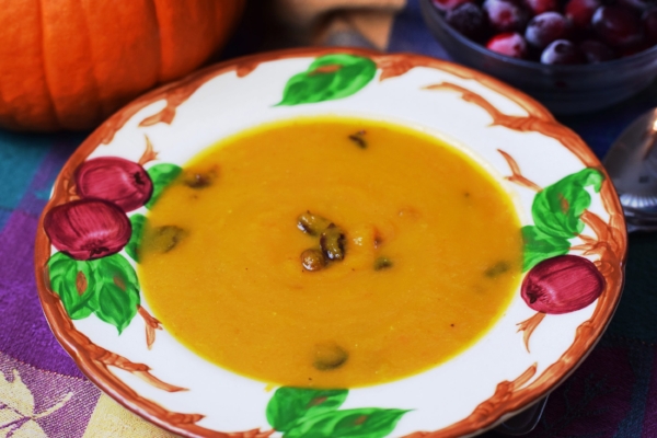 Pumpkin Cranberry Soup