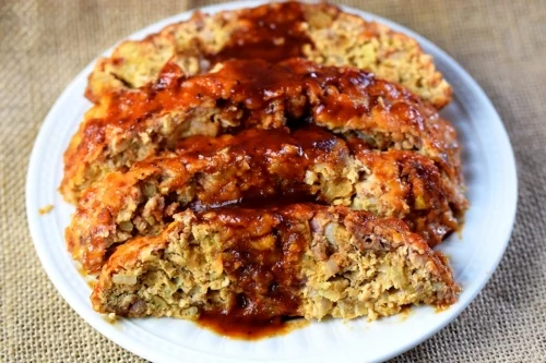 Chinese & Beef Apple Meatloaf with Chinese Five-Spice Glaze