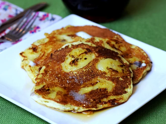 Multi-grain Banana Pancakes 