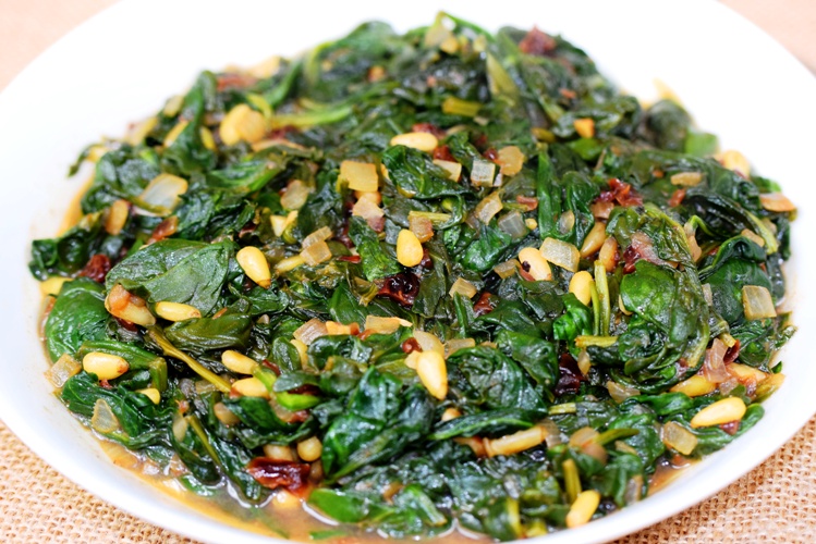 Upscale Spinach Saute