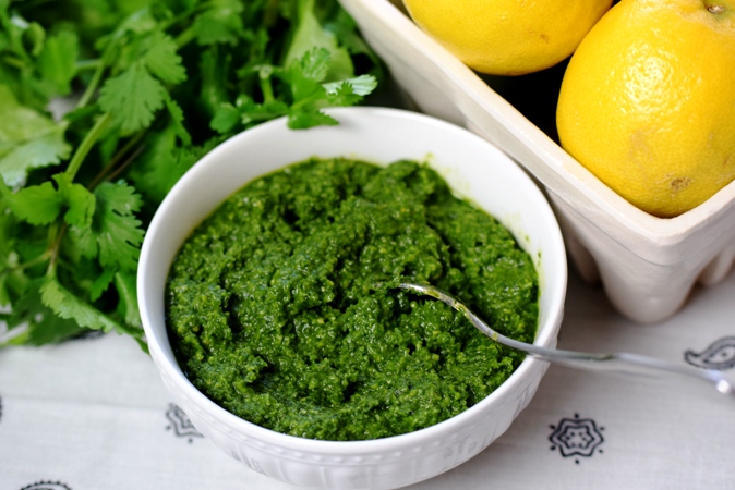 Healthy Lemon, Herb & Kale Pesto