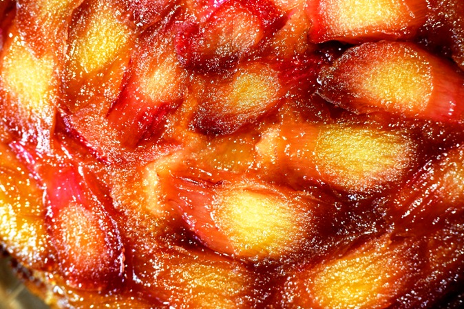 Top of Rhubarb Cake.JPG