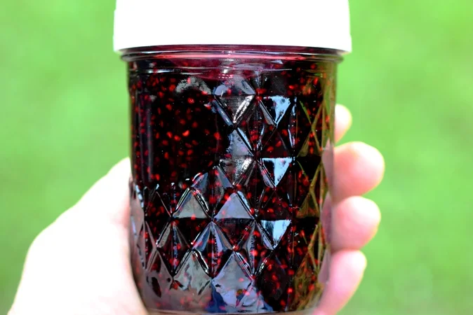 Way-Easy Black Raspberry (or any raspberry) Jam