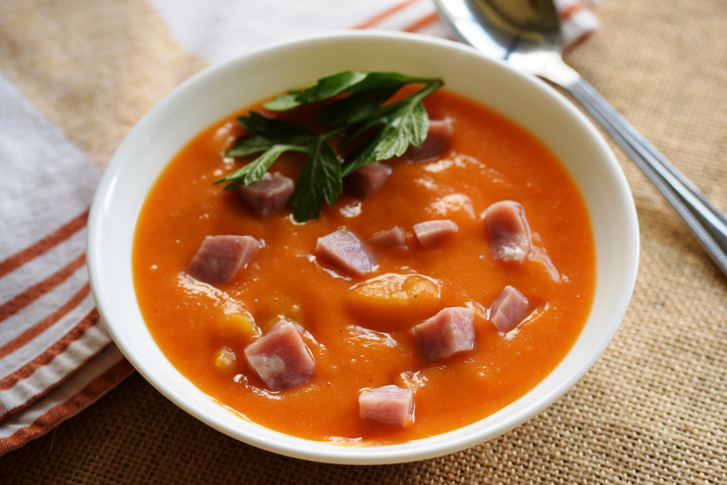 Country Split-Pea Soup with Ham & Potatoes