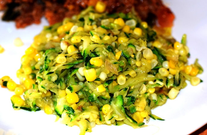 Sauteed Sweet Corn & Zucchini