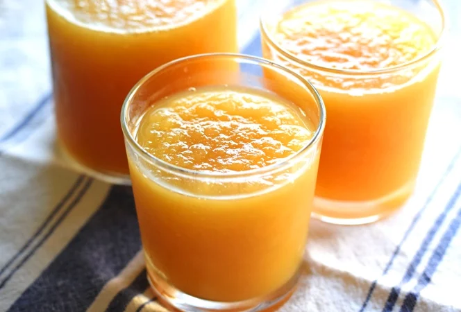 Pineapple-Rum (or Orange) Slush