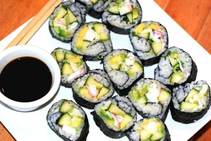 Crab & Avocado Sushi