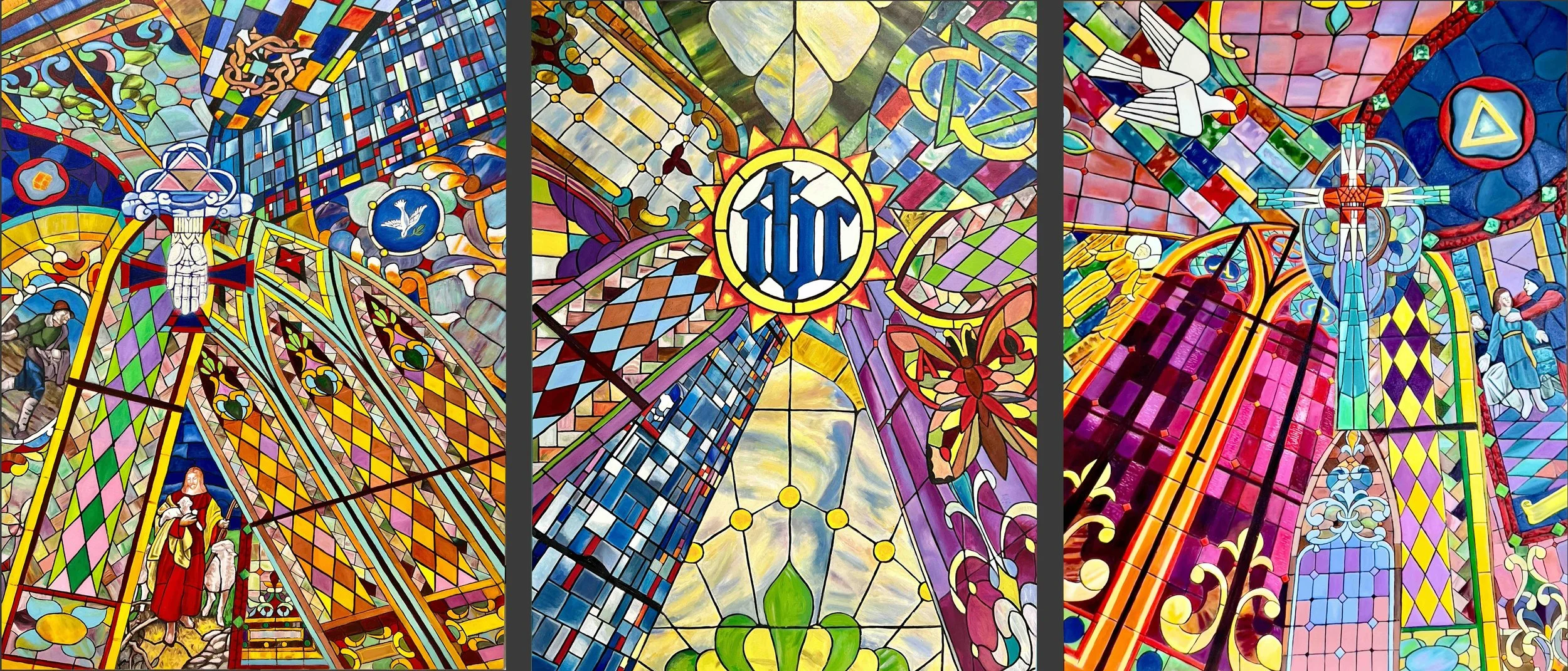 Solo exhibition "Convergence", Westgate Church, Saratoga Campus