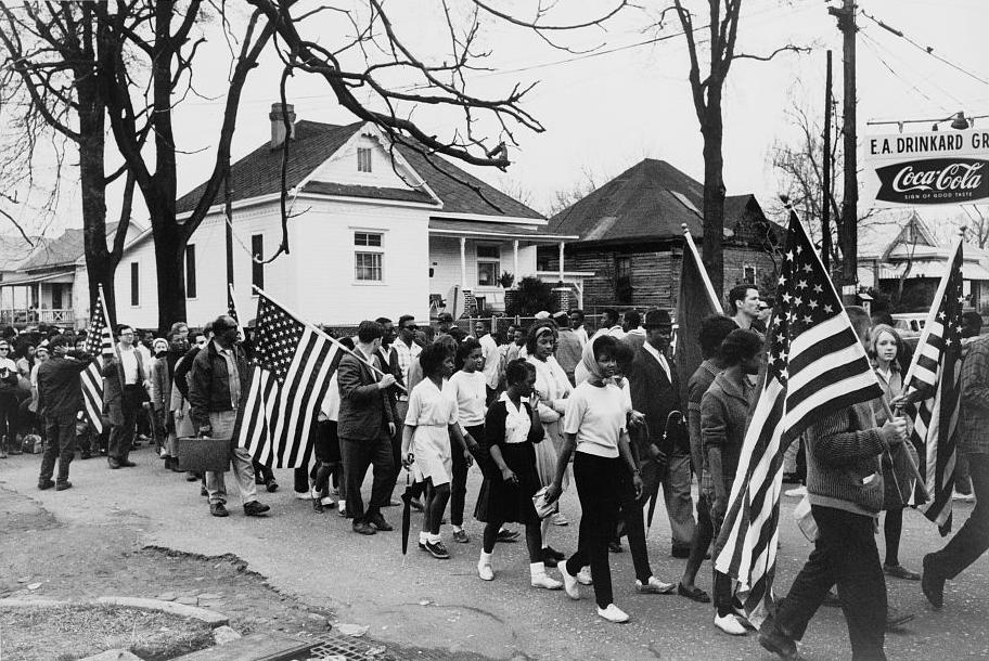 " Participants in the Selma to Montgomery March, 1965 ," by Peter Pettus.