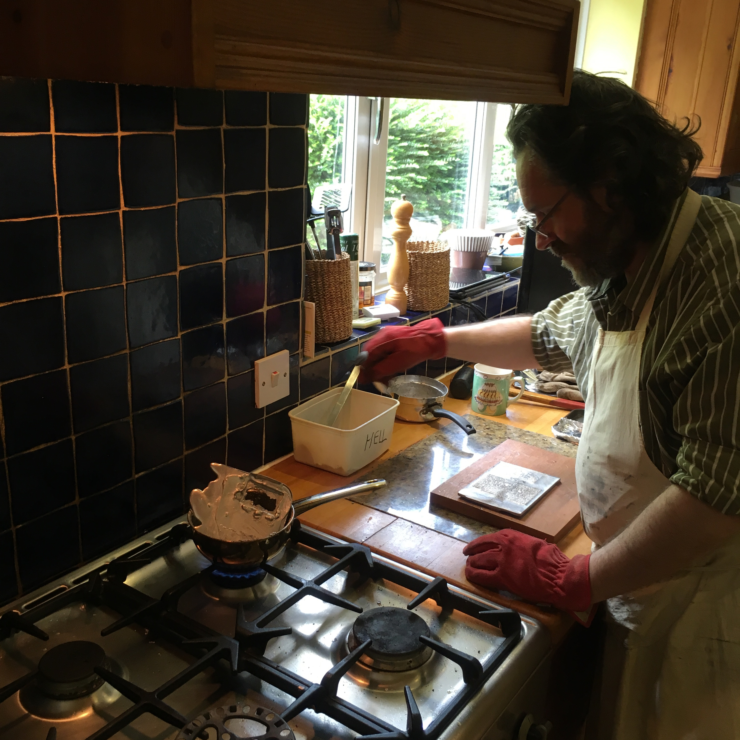 Paul at work.