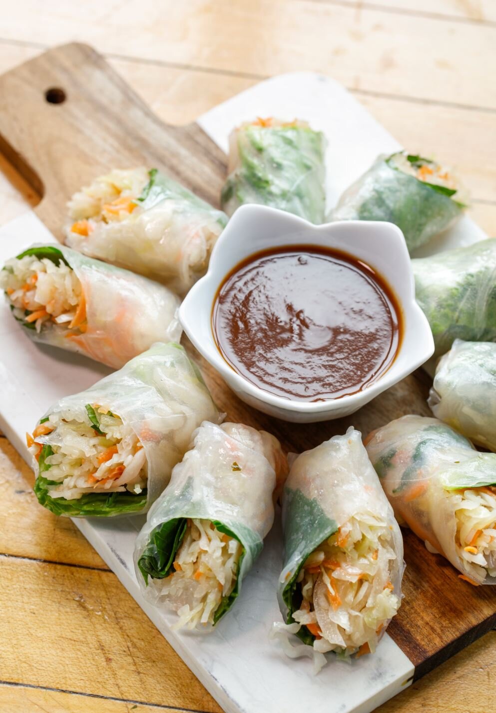 Spring rolls from Madeline's Catering