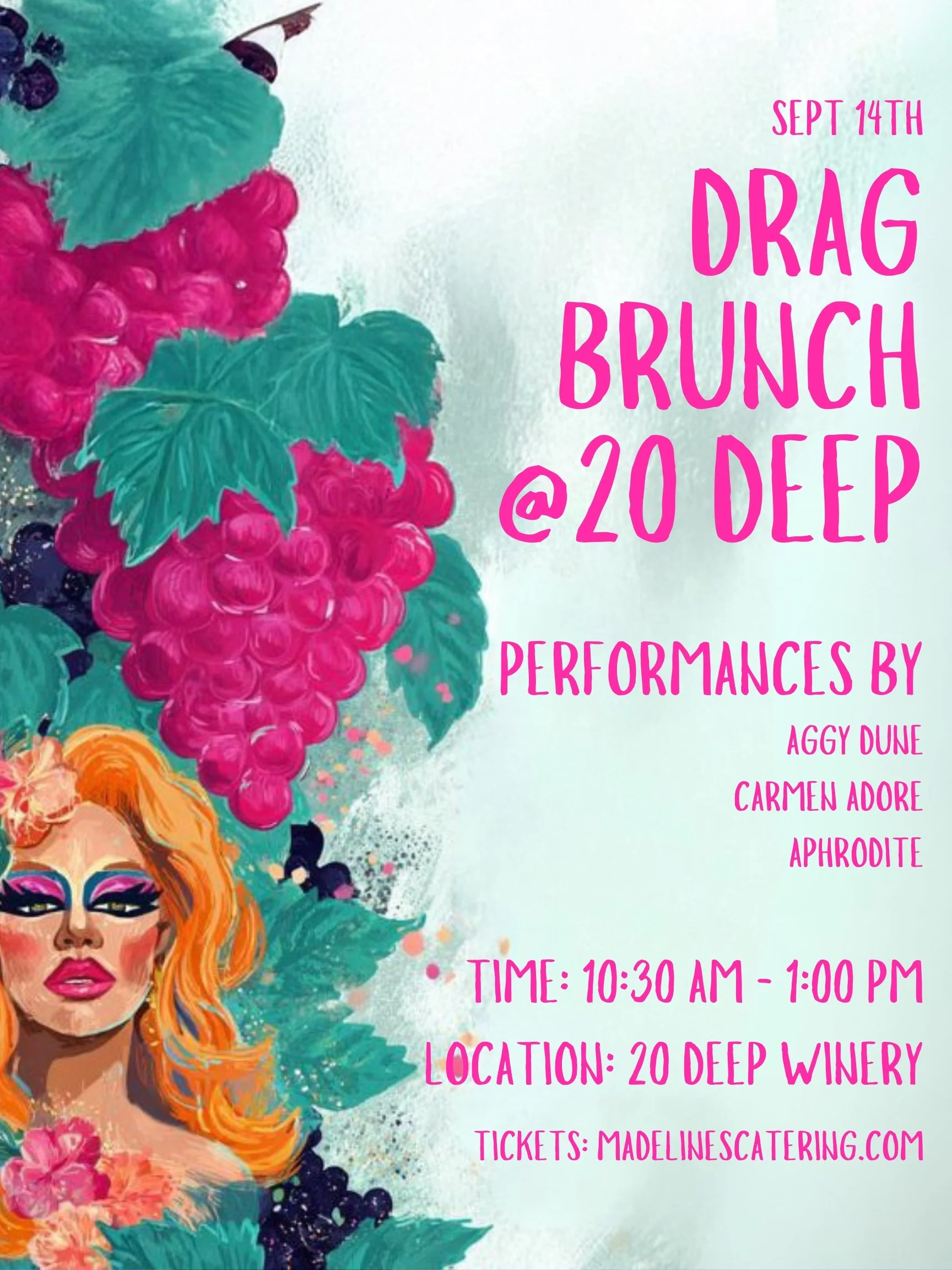 DRAG BRUNCH AT 20 DEEP WINERY