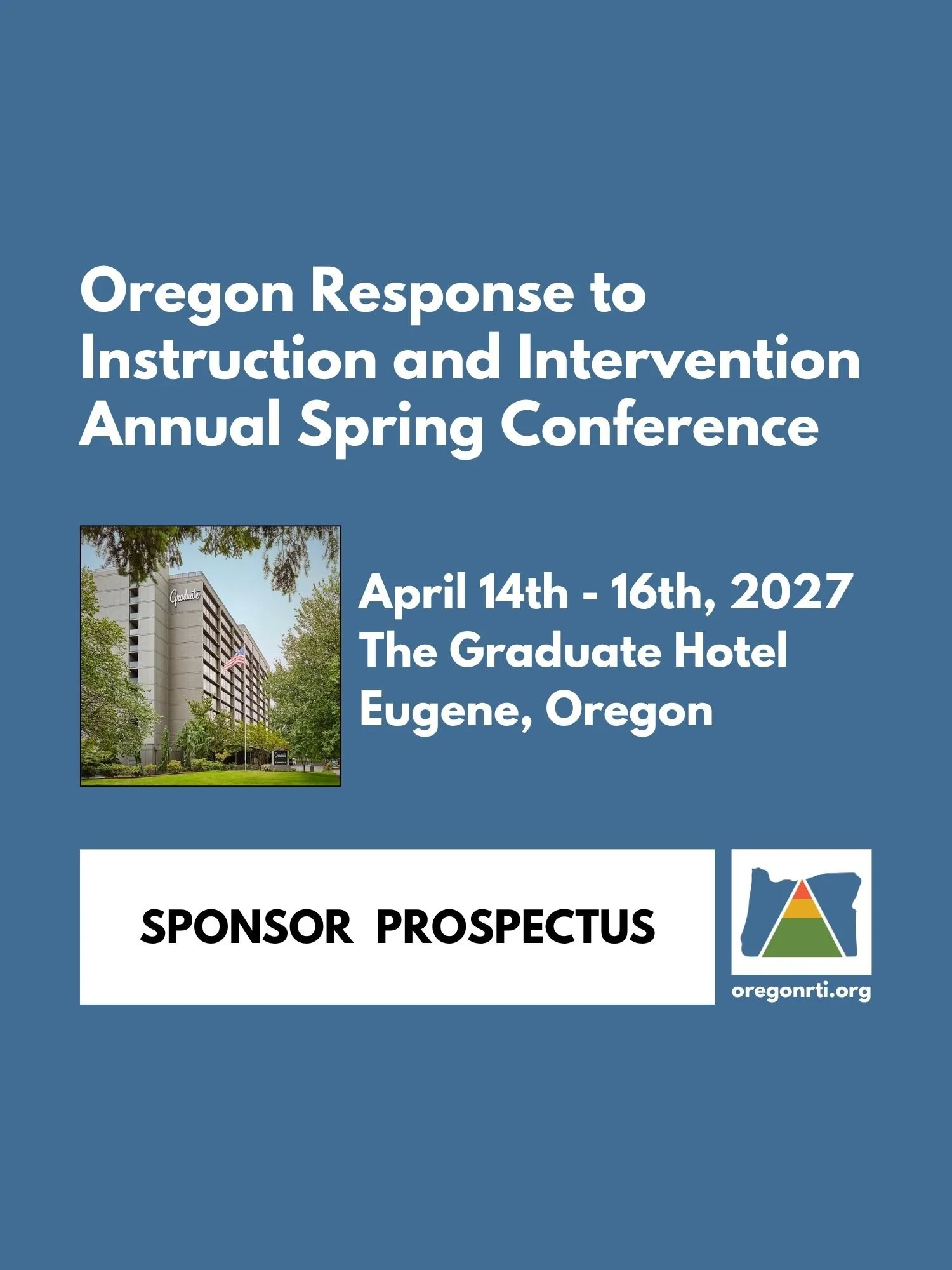 Image of the front page of the ORTII Sponsor Prospectus