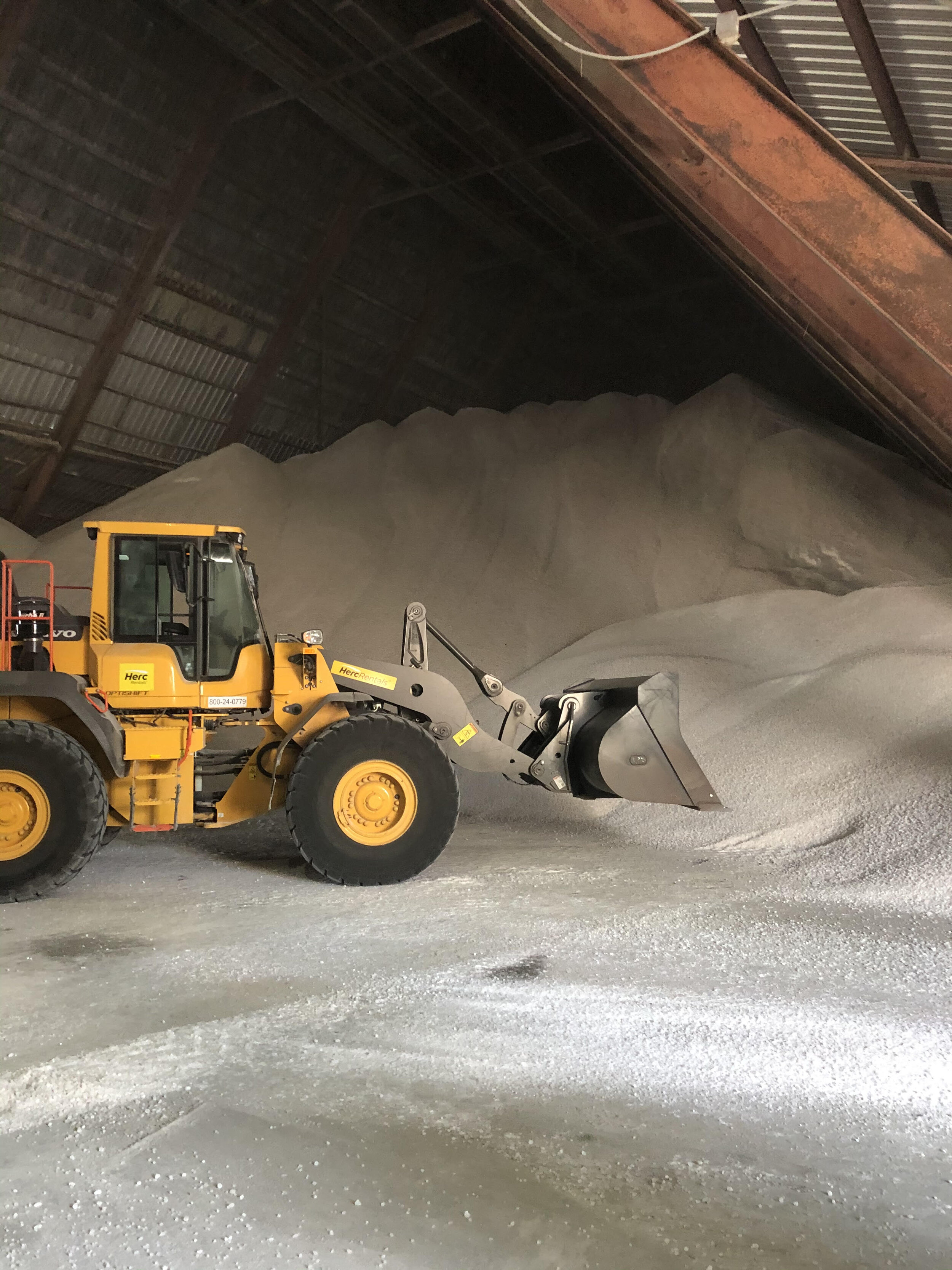 Port Manatee Inside Storage Building + Front end loader.jpg