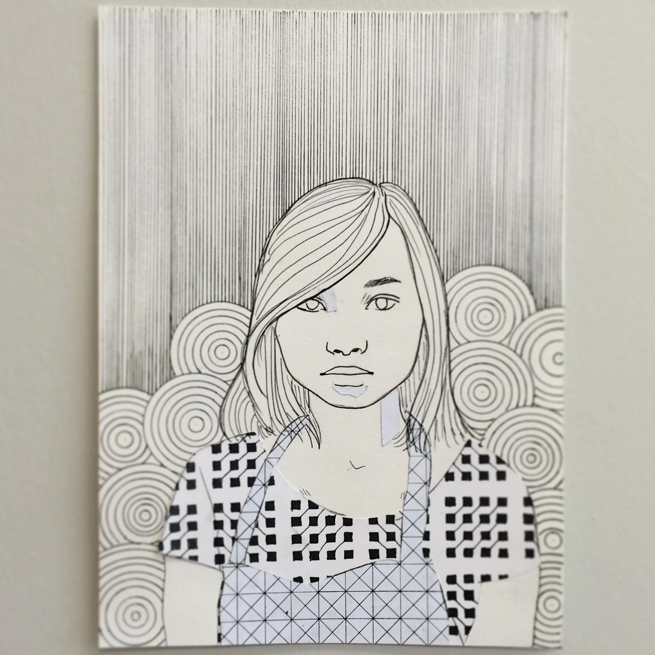 linn, 7"x10" pen on paper, 2015