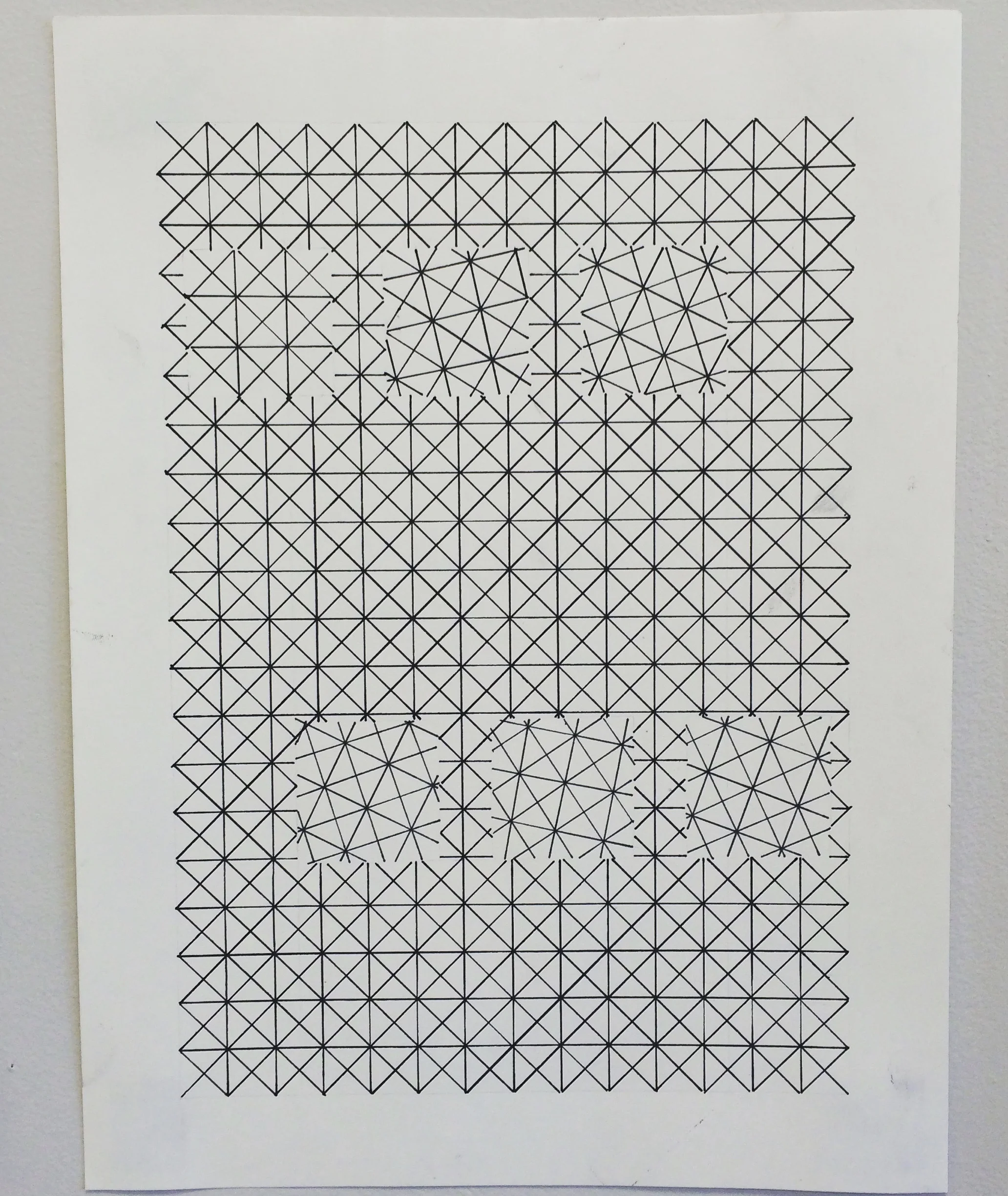 untitled, 9"x12" pen on paper, 2015